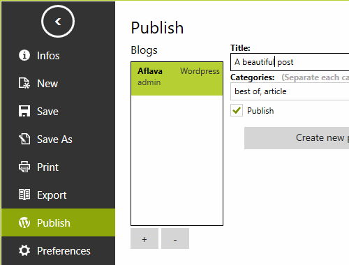 markdown to wordpress publising