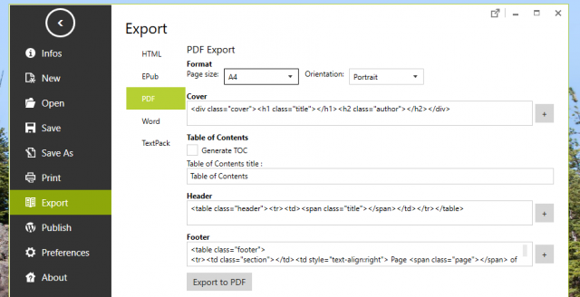 Export Markdown to PDF with Windows and Smartdown Export Markdown to PDF with Windows and Smartdown